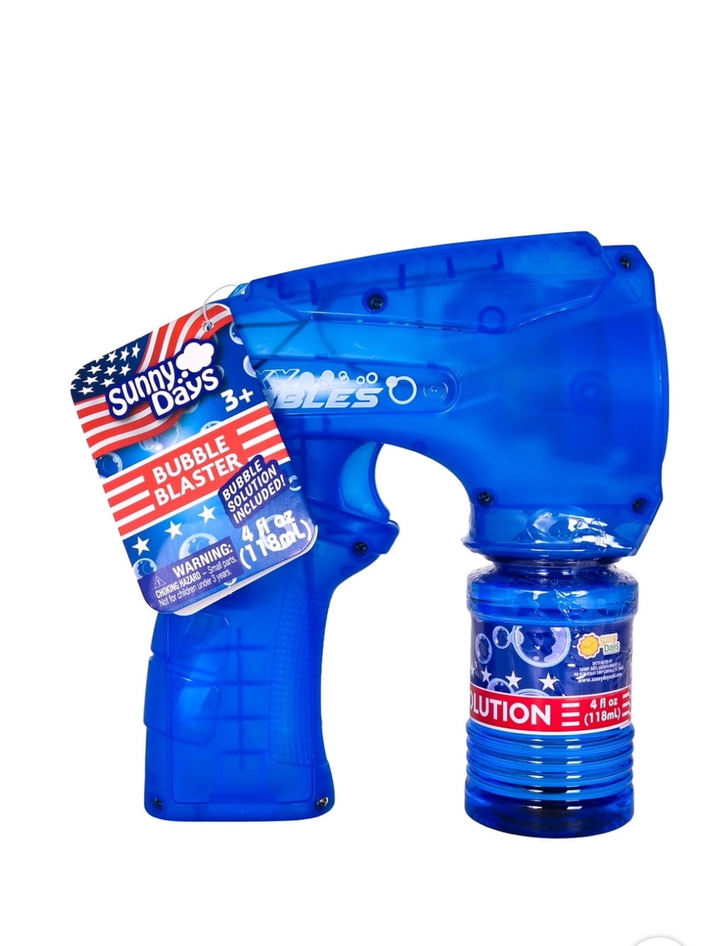 New sealed set of 2 Maxx Bubbles Light up Bubble Blaster - Blue, 4oz solution